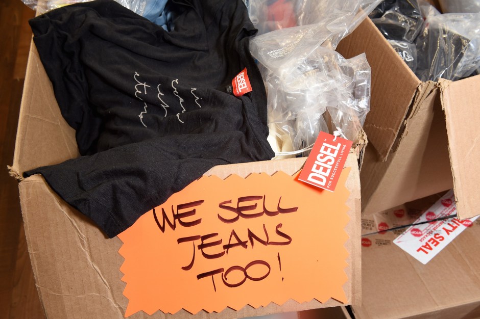 Diesel opened a real knock-off store on Canal Street during NY Fashion Week